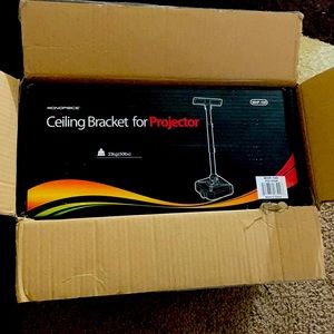 A projector stand for the ceiling